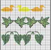 Schema punto a croce bordi 3
