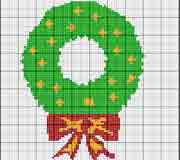 Schema corona di Natale