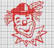 Schema punto a croce Pagliaccetto