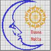 Schema buonanotte luna e sole