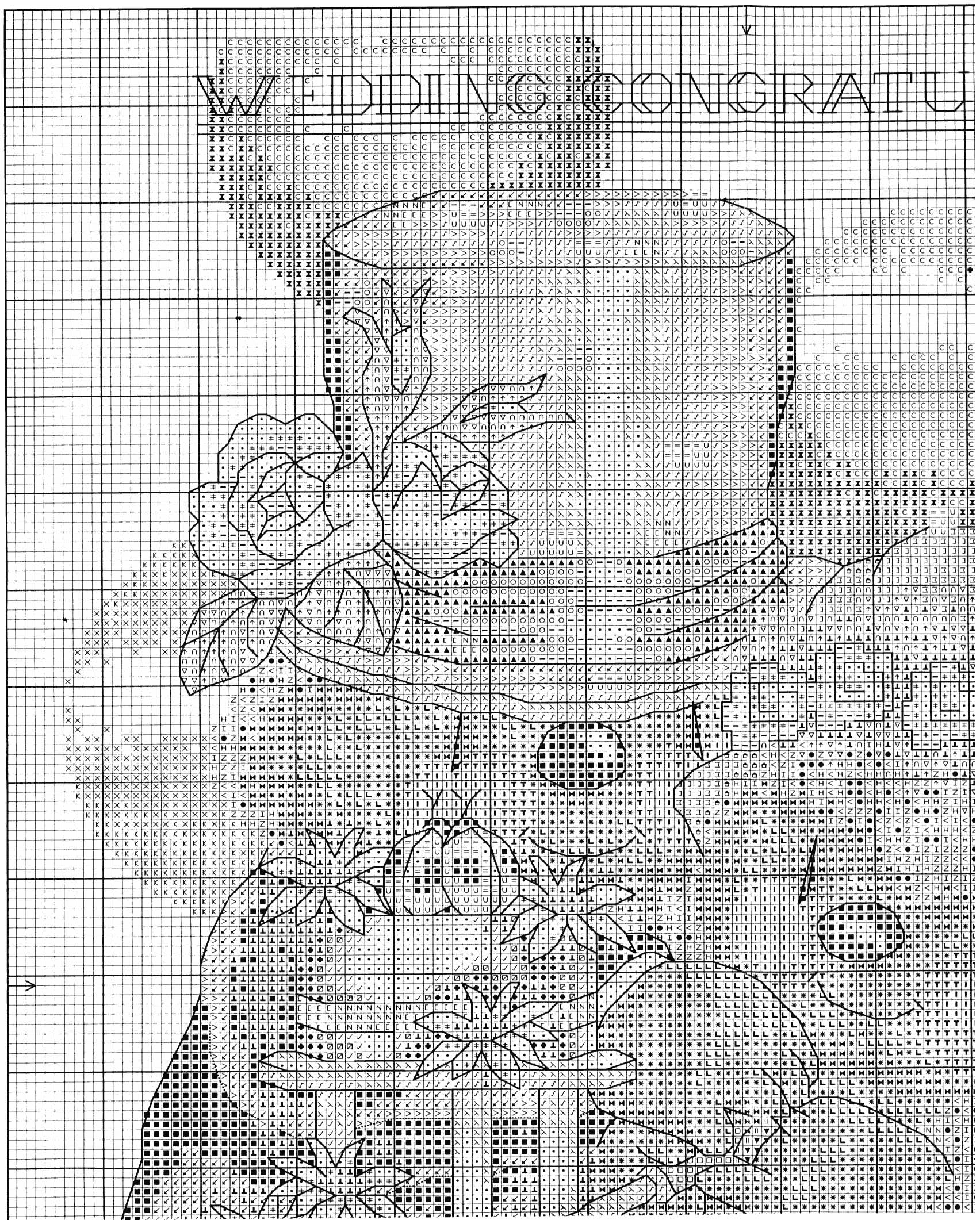 Schema punto croce Amore Di Riccio 08