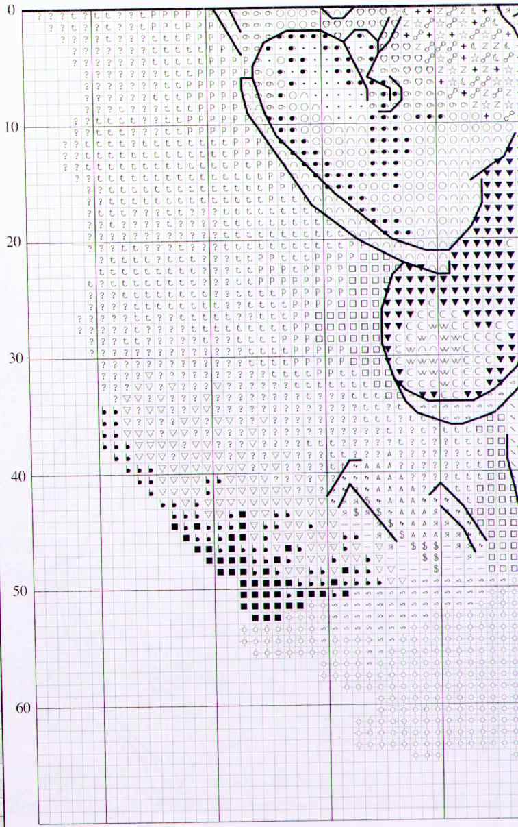 Schema punto croce Amore Di Riccio 15