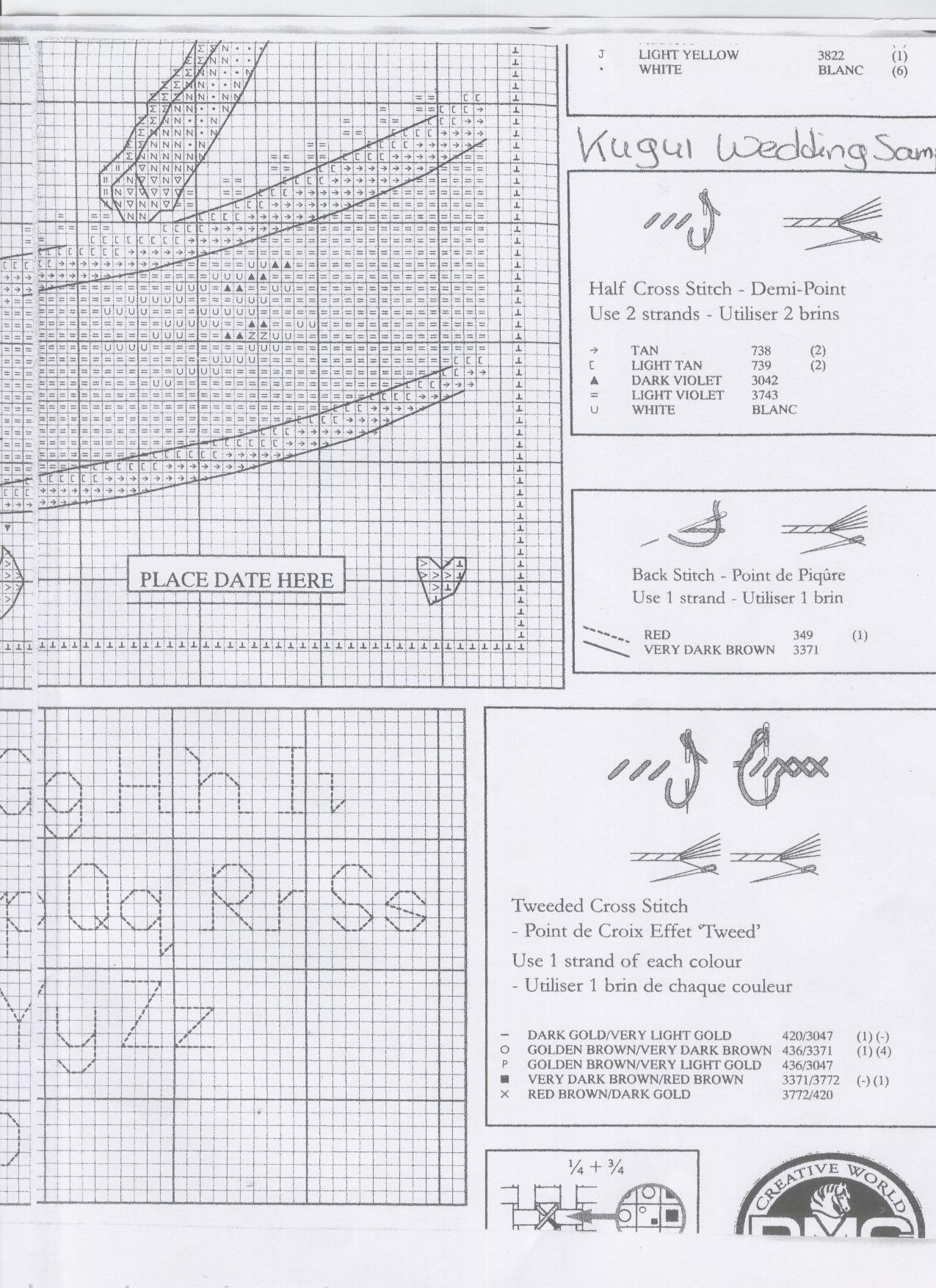 Schema punto croce Amore Di Riccio 19