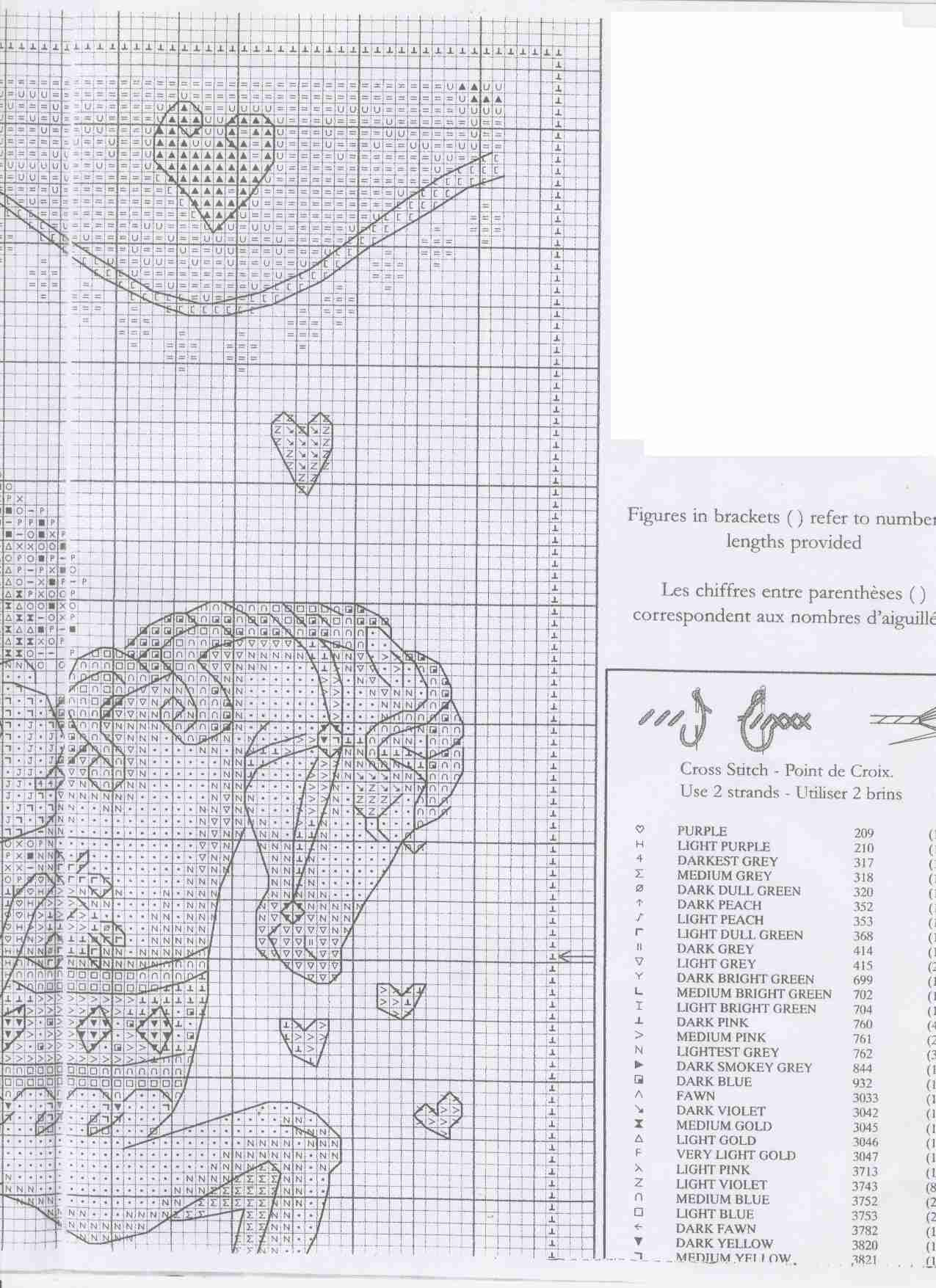 Schema punto croce Amore Di Riccio 21