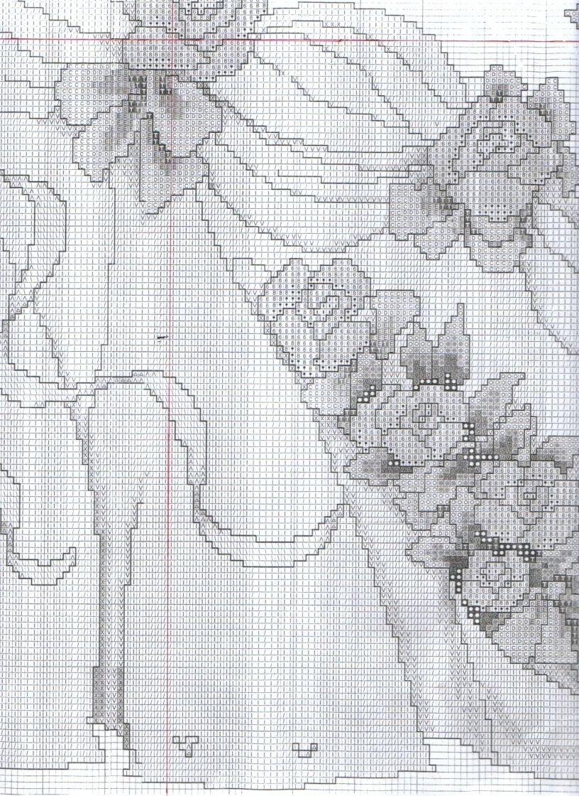 Schema punto croce Happy Wedding 09