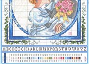 Schema punto croce Love 3