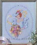 Schema punto croce Sposa 4