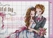 Schema punto croce Sposini Giapponesi 32