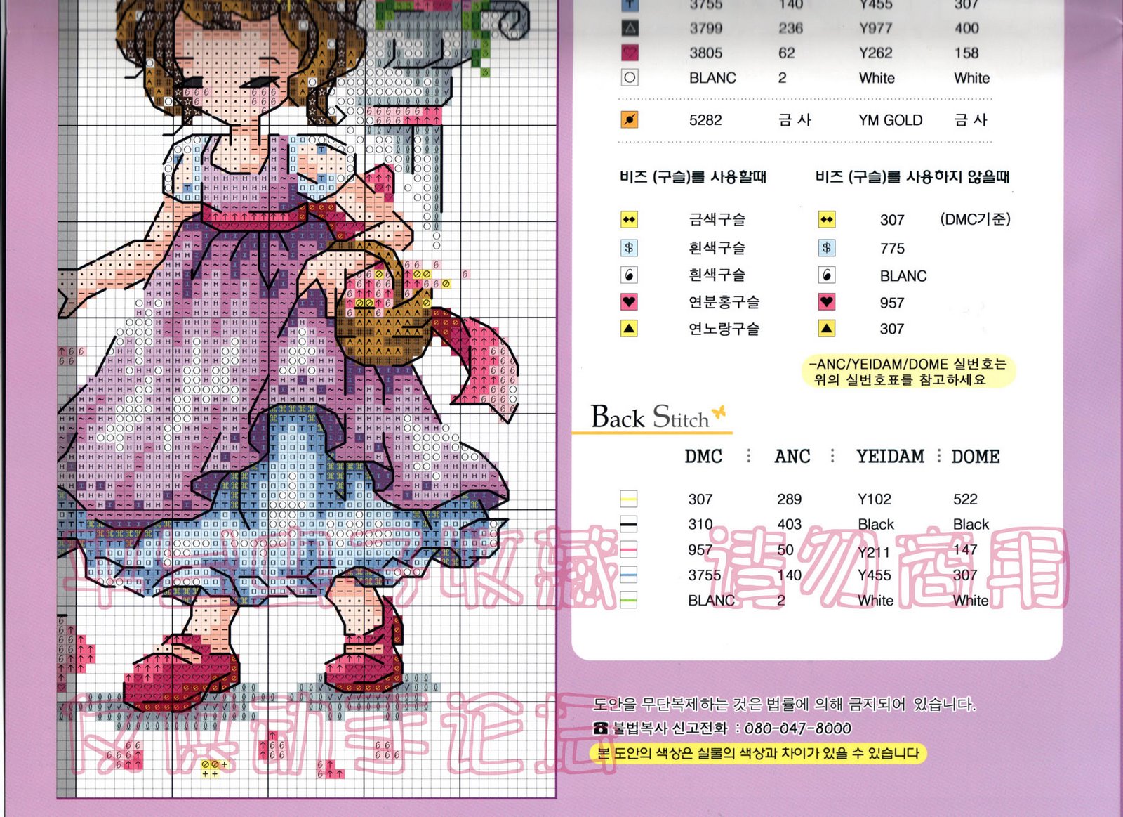 Schema punto croce Sposini Giapponesi 36