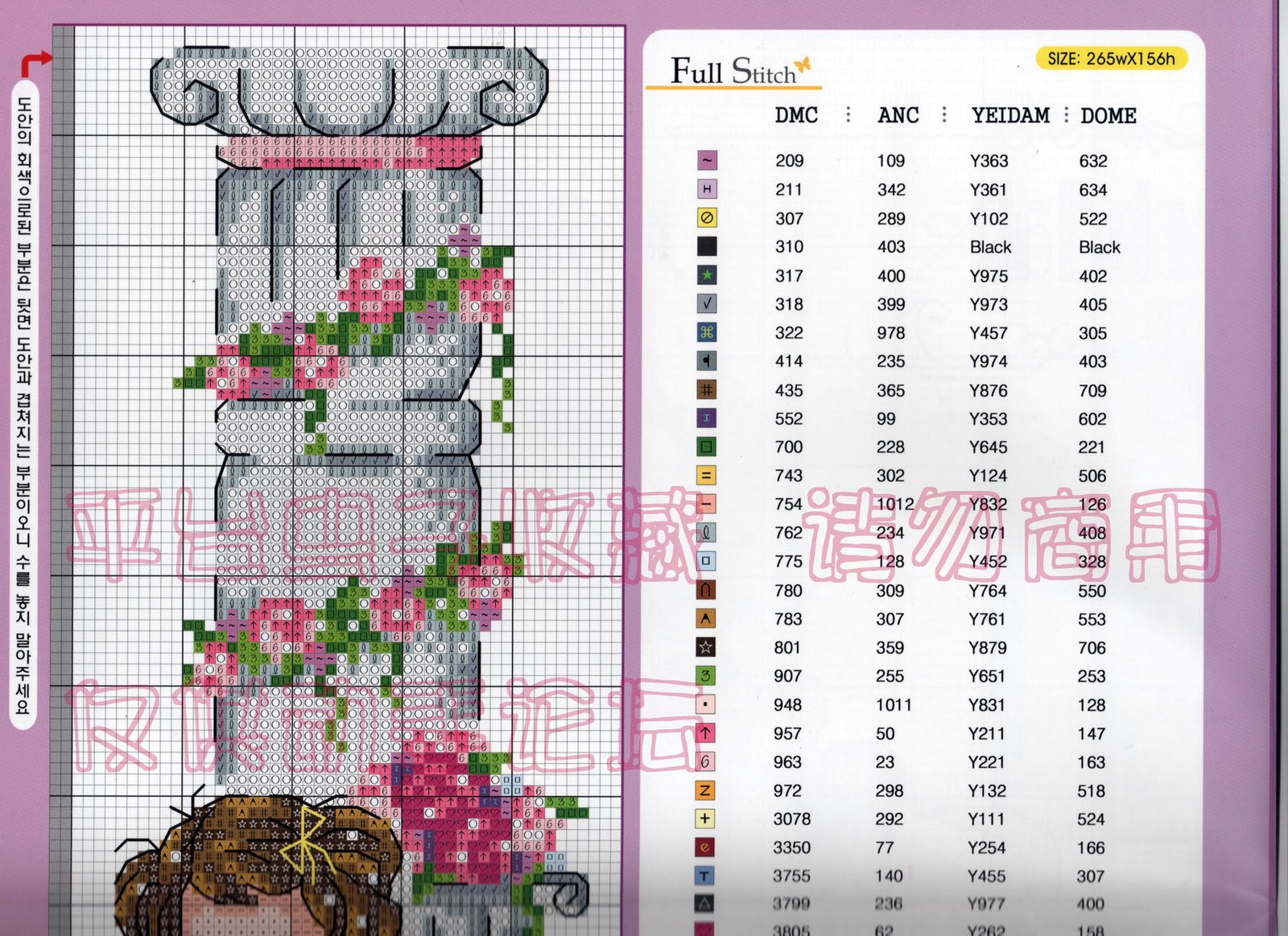 Schema punto croce Sposini Giapponesi 37