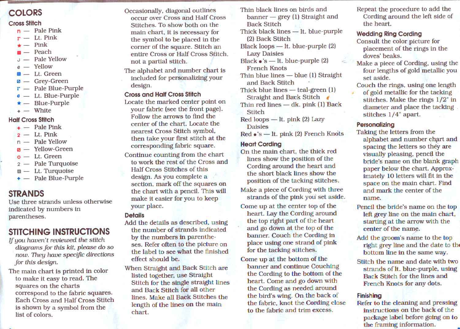 Schema punto croce Uniti Nell Amore 4