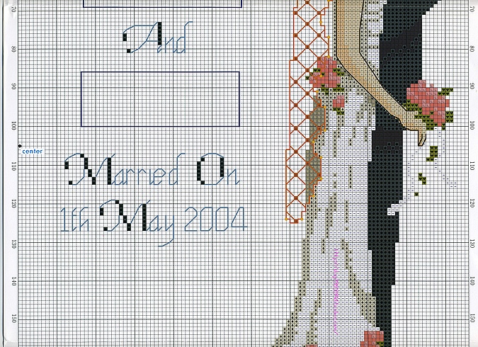 Schema punto croce Wedding Day 02