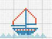 Schema punto a croce Veliero