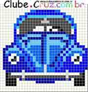 Schema punto a croce Maggiolone