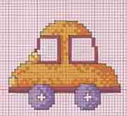 Schema punto a croce Auto 2