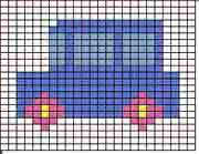 Schema punto a croce Autovettura