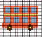 Schema punto a croce Bus
