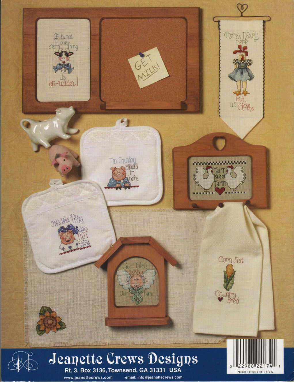 Schema punto croce Farm Motifs 02