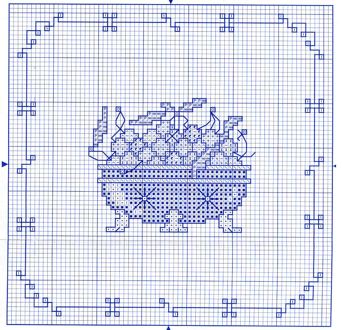 Schema punto croce Fruta 02