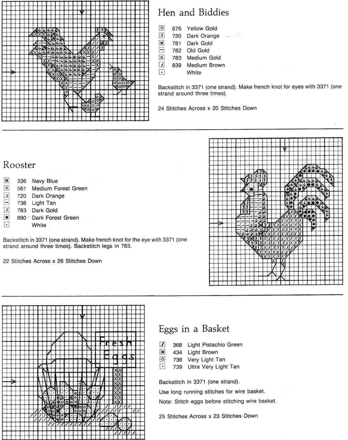 Schema punto croce Idee 111