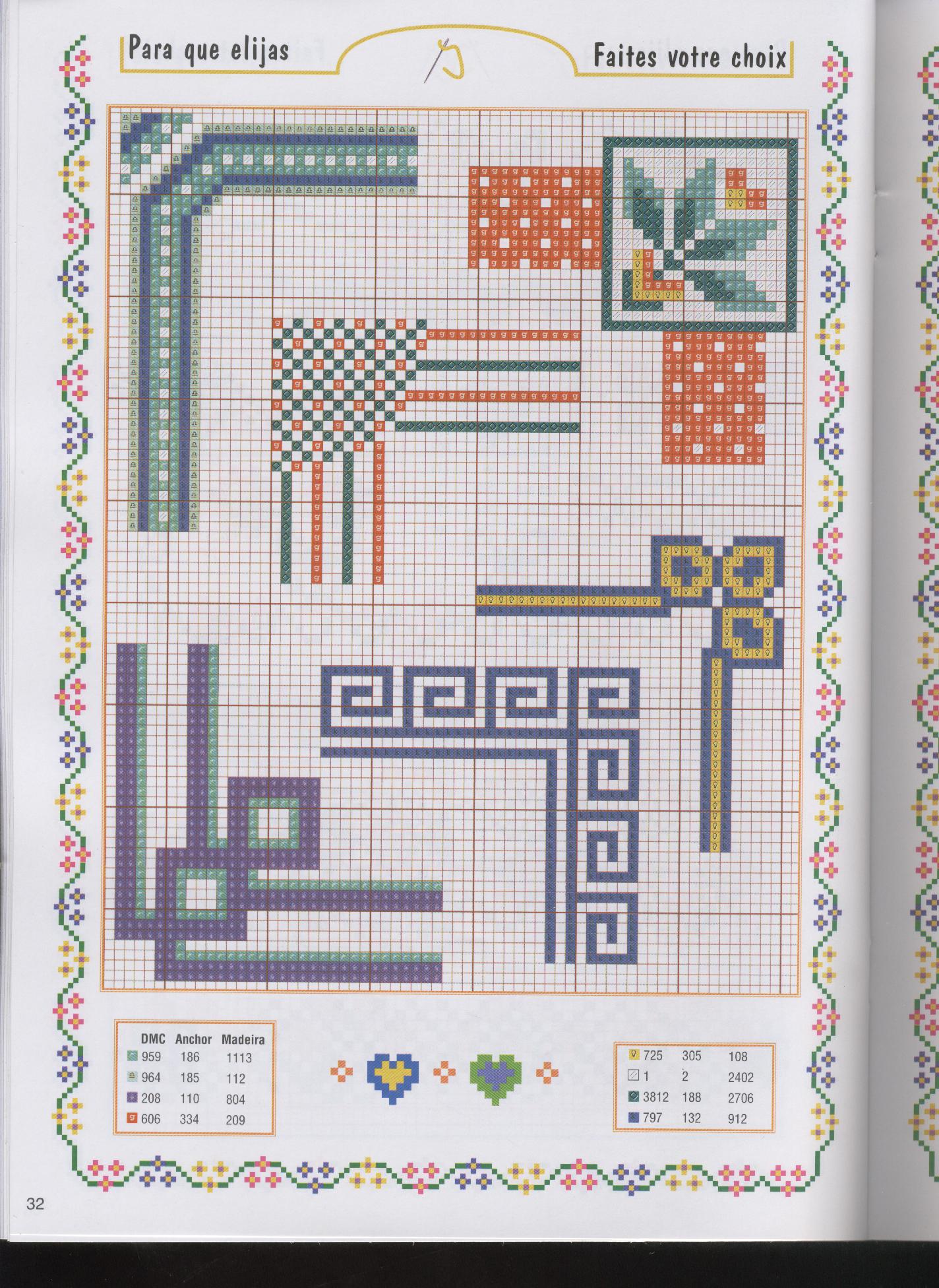 Schema punto croce Idee 135