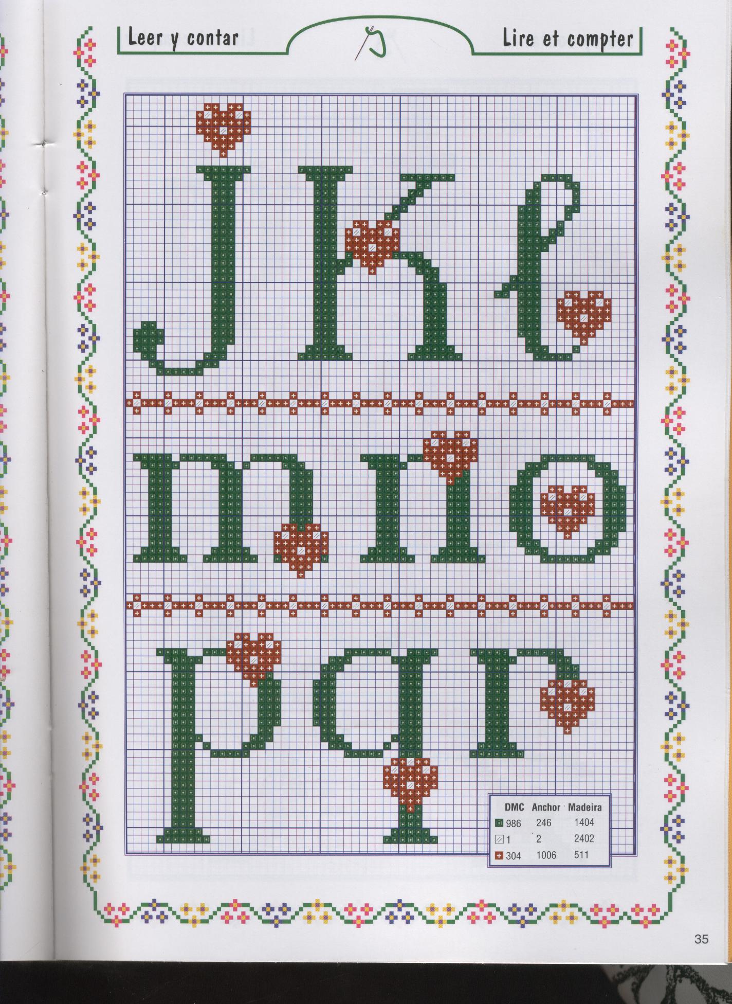 Schema punto croce Idee 138