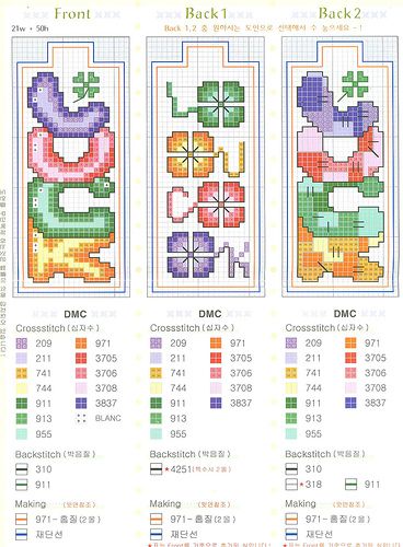 Schema punto croce Idee 207