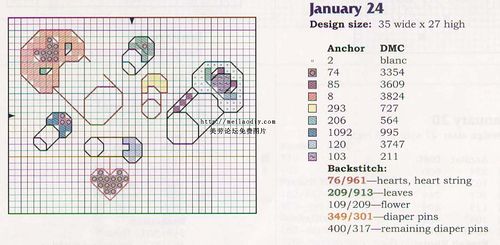 Schema punto croce Idee 217