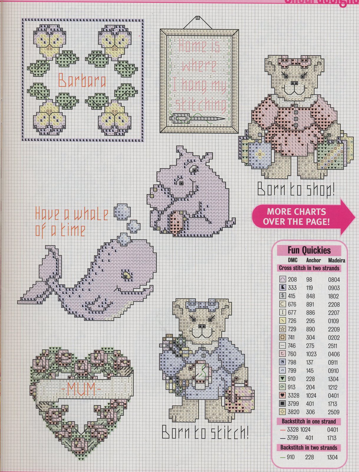 Schema punto croce Idee 323