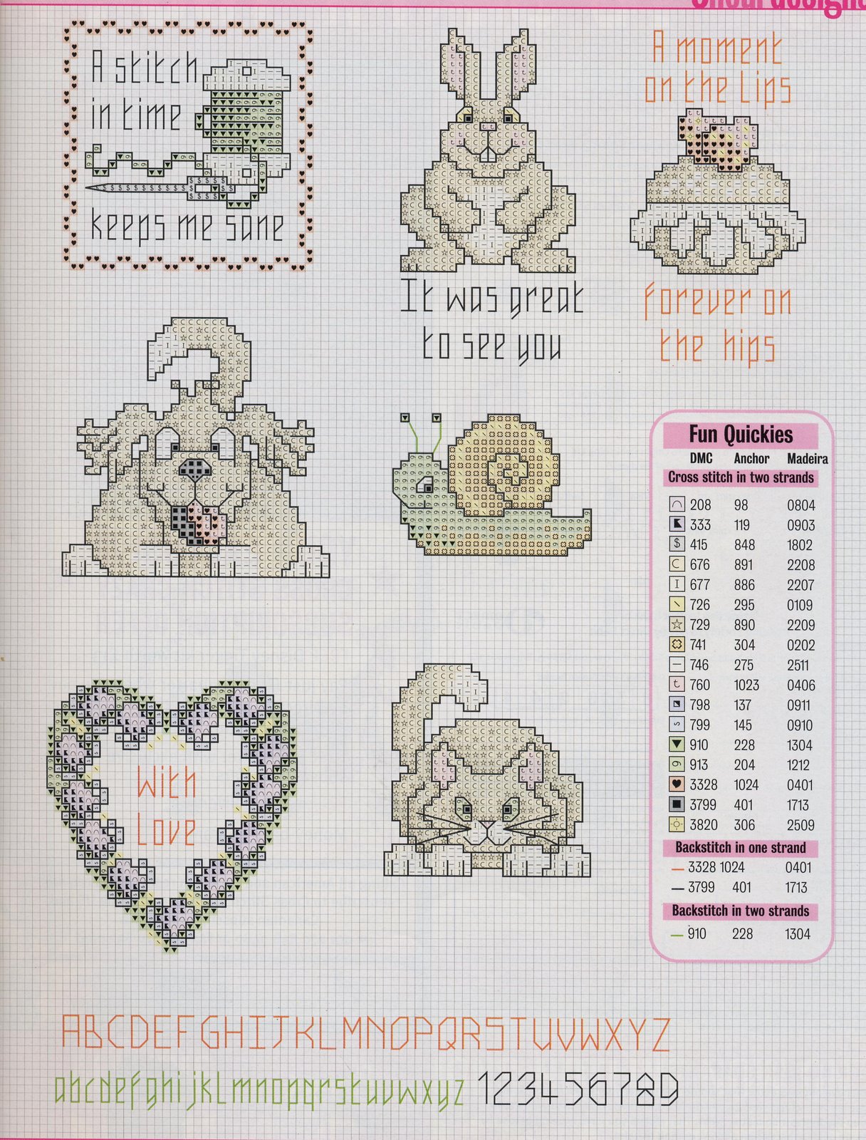 Schema punto croce Idee 325