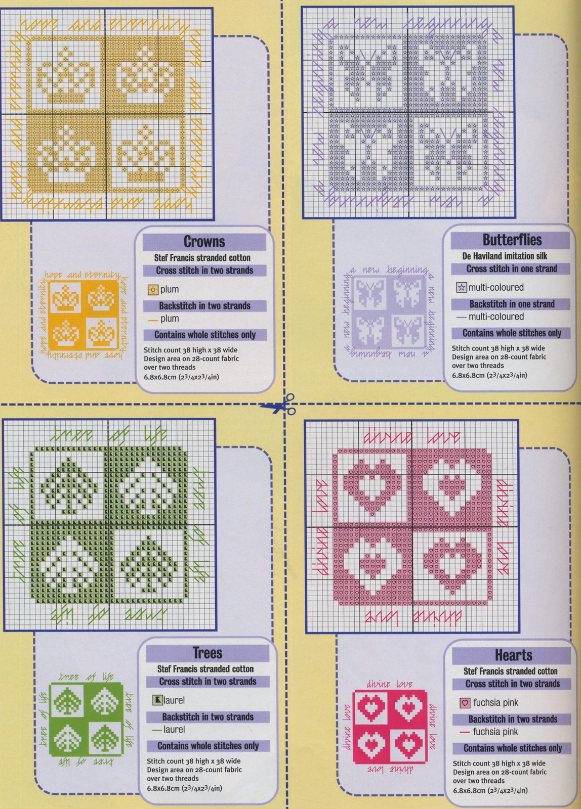 Schema punto croce Idee 339