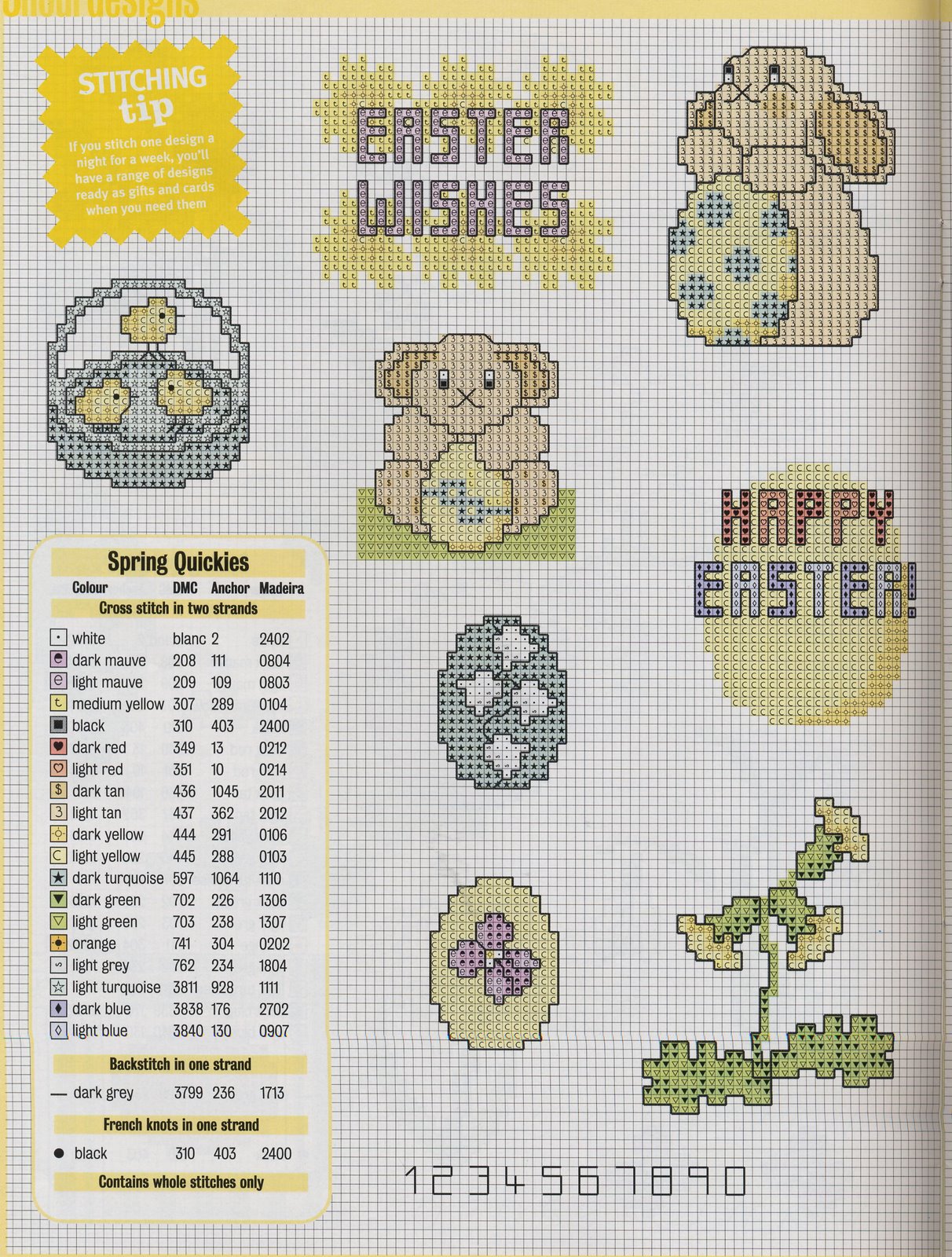 Schema punto croce Idee 351