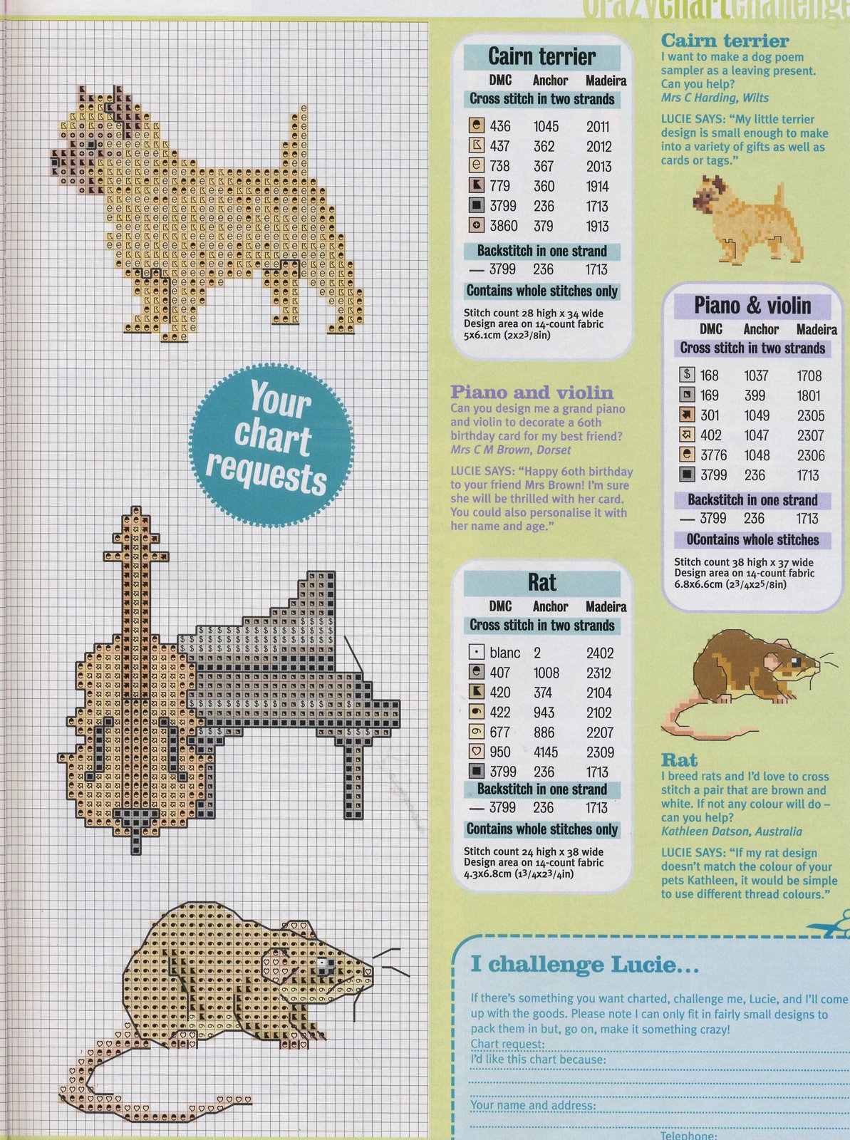 Schema punto croce Idee 381