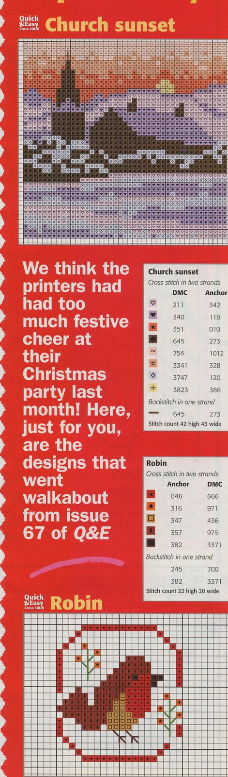 Schema punto croce Idee 385
