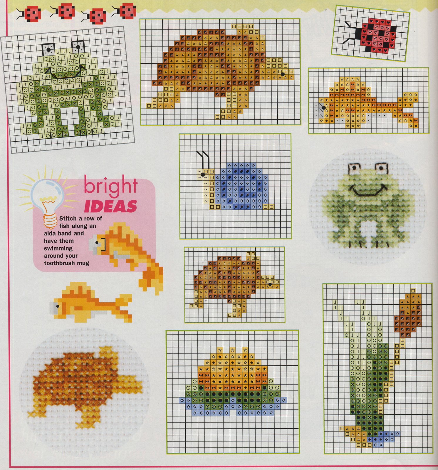 Schema punto croce Idee 387