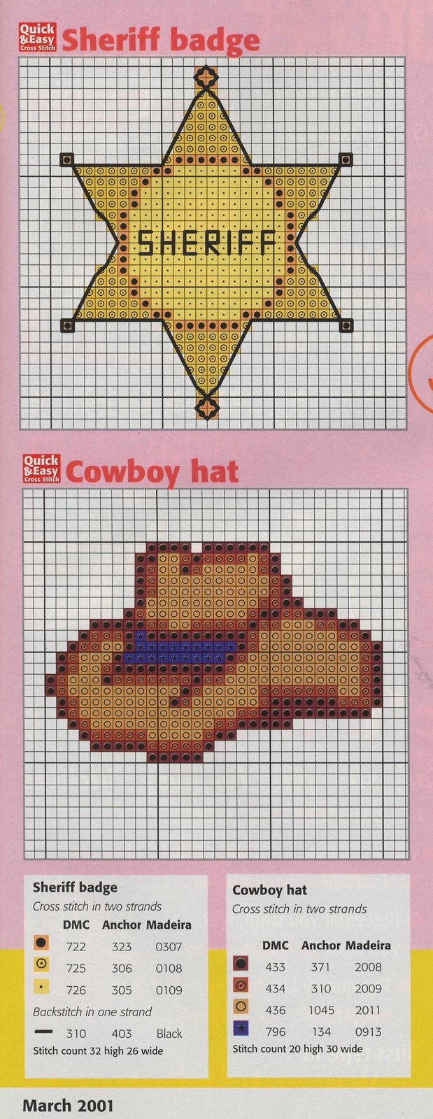 Schema punto croce Idee 398