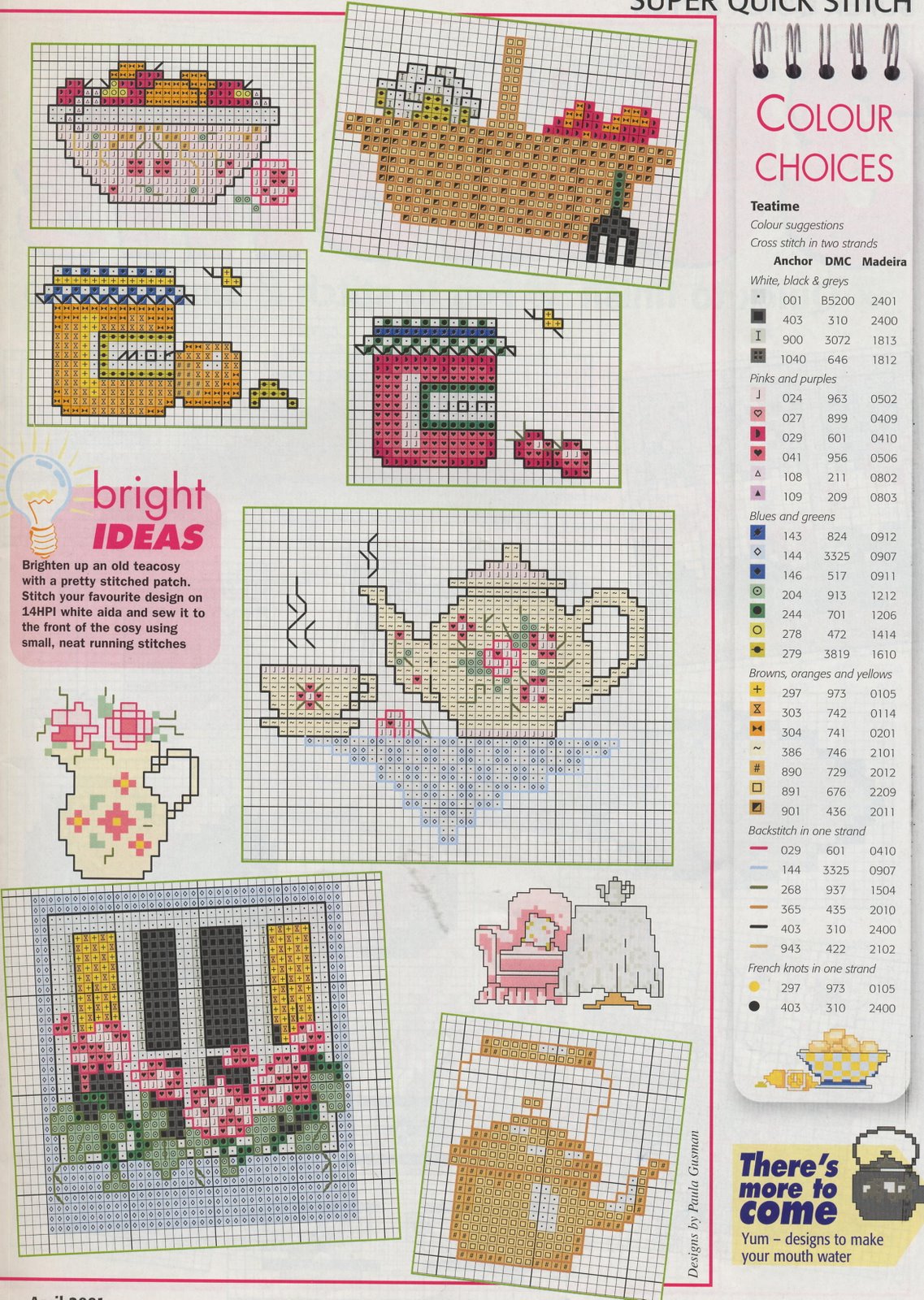 Schema punto croce Idee 400