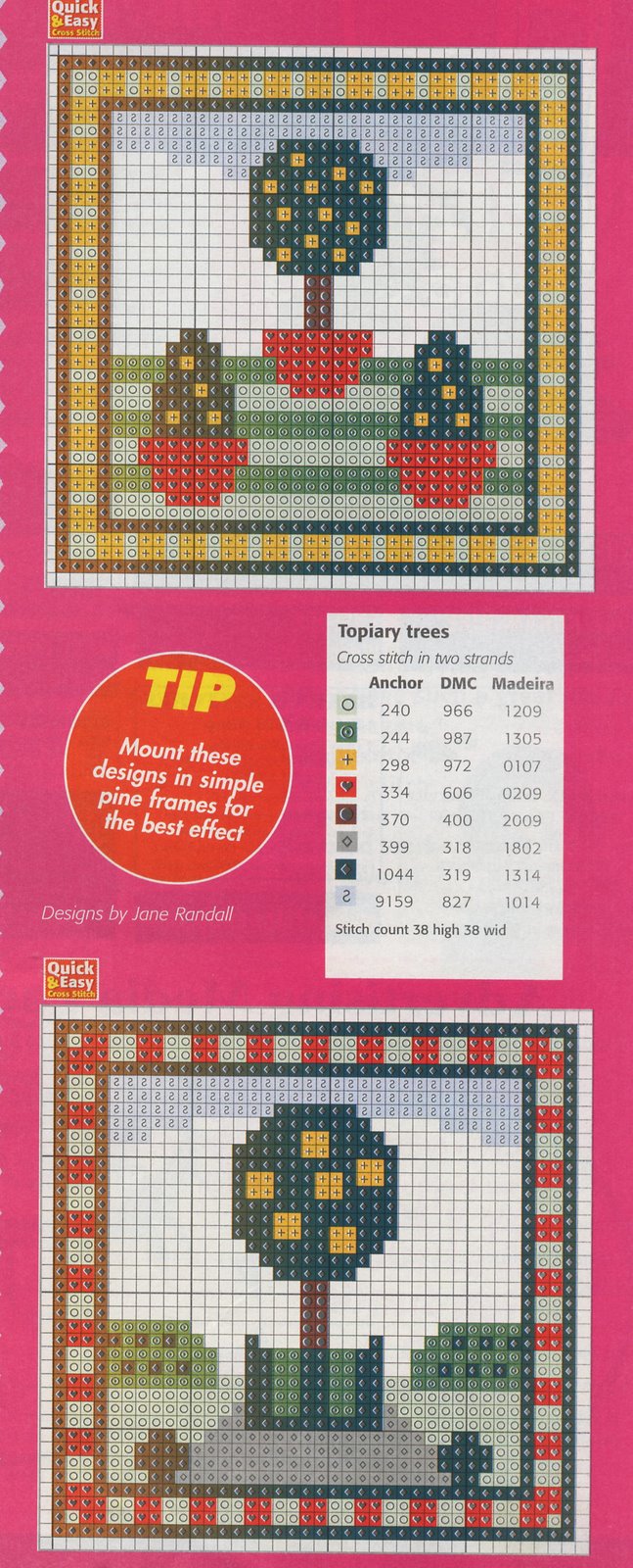 Schema punto croce Idee 406