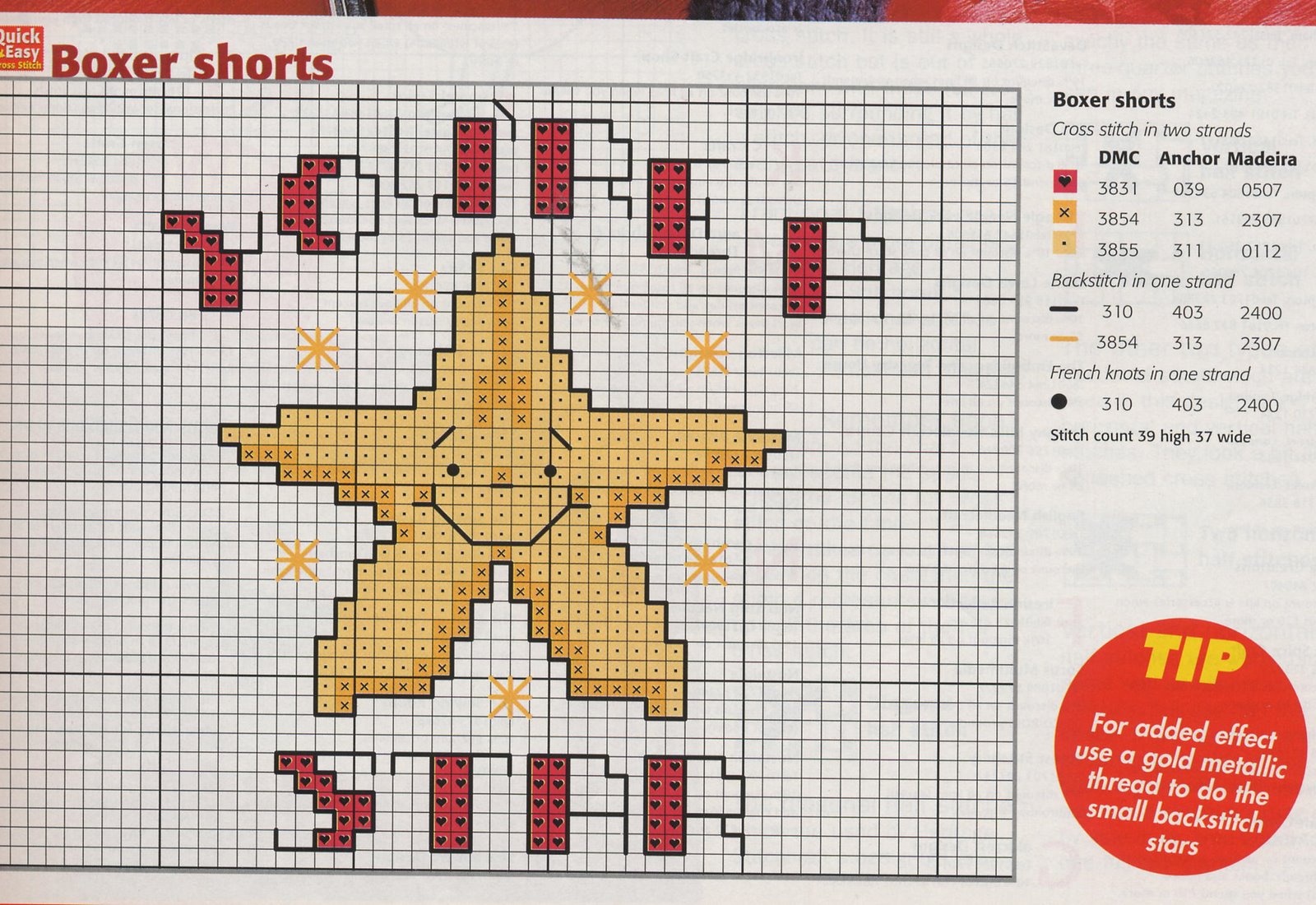 Schema punto croce Idee 412