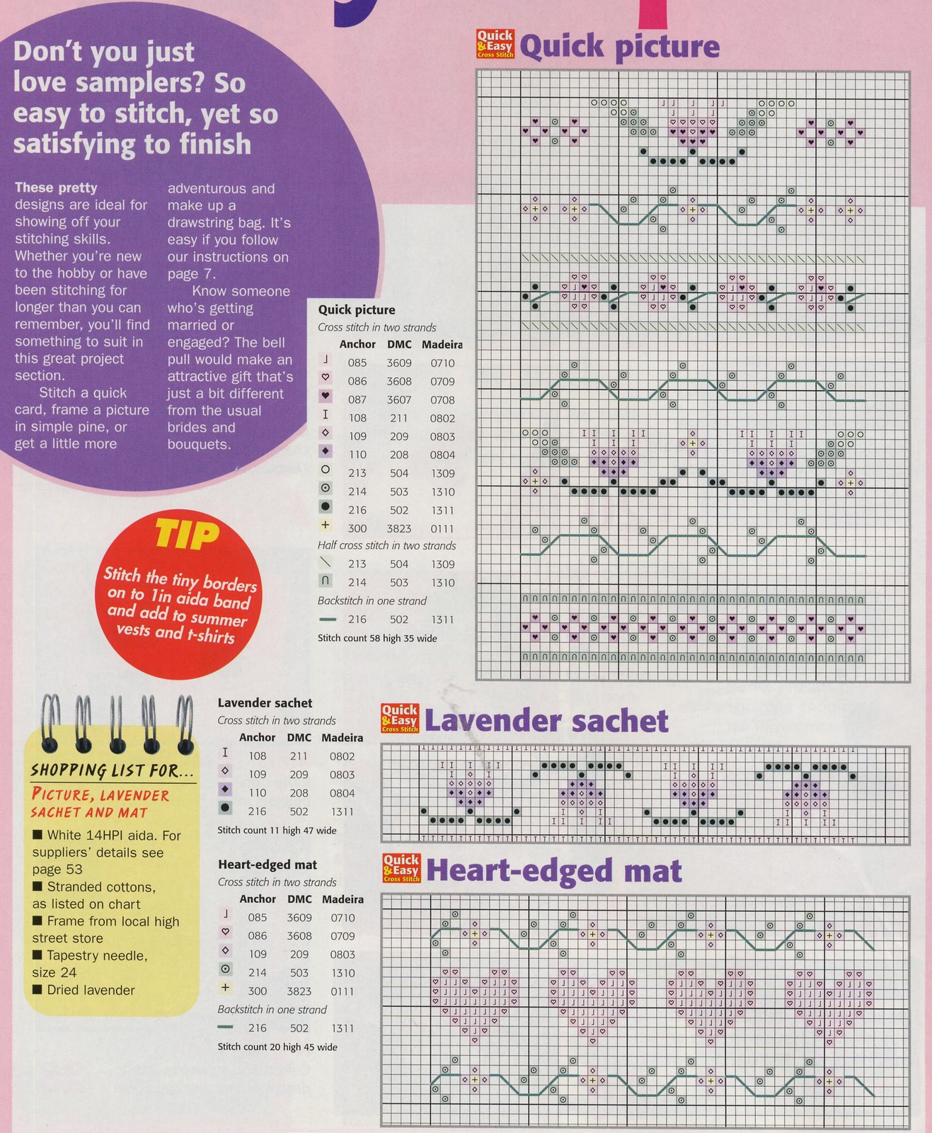 Schema punto croce Idee 425