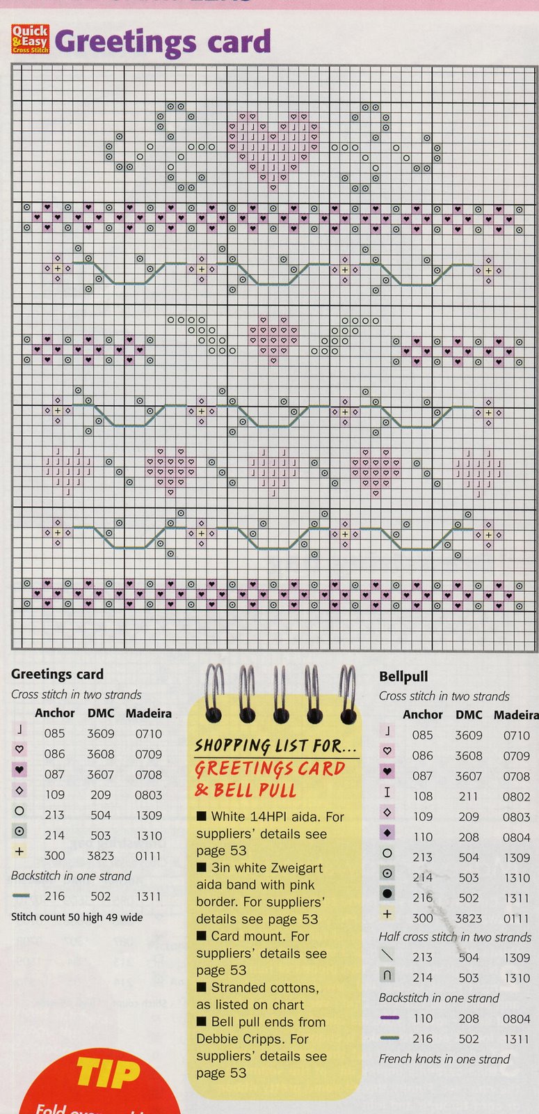 Schema punto croce Idee 428