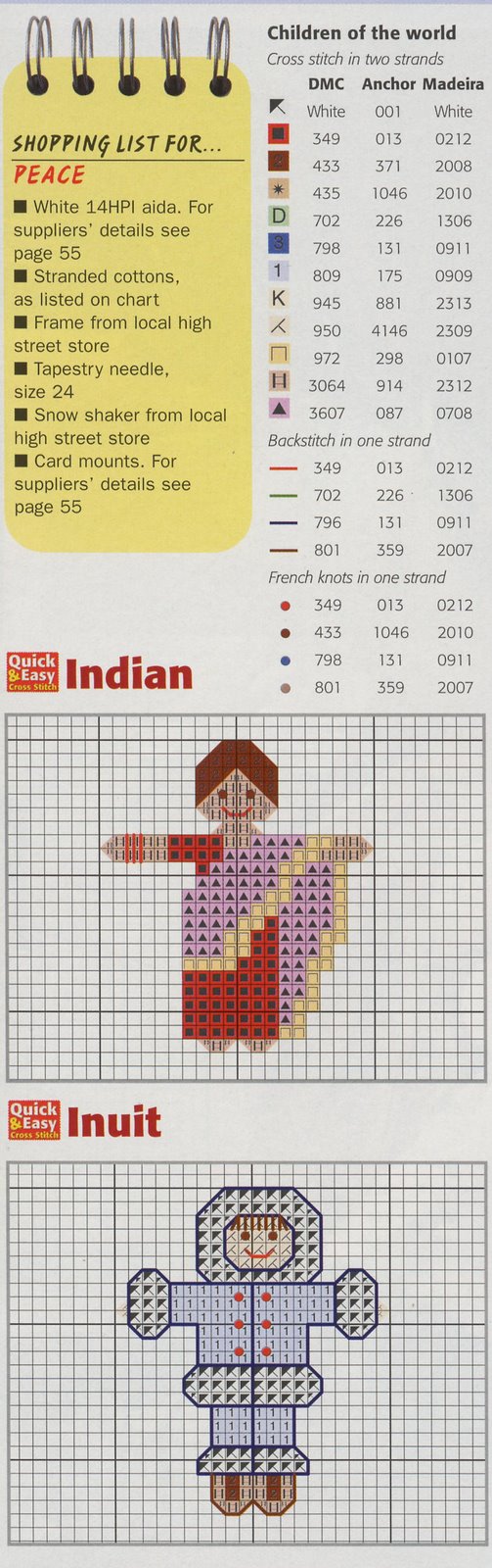Schema punto croce Idee 446