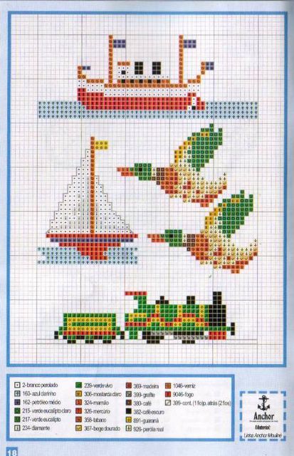 Schema punto croce Idee 45