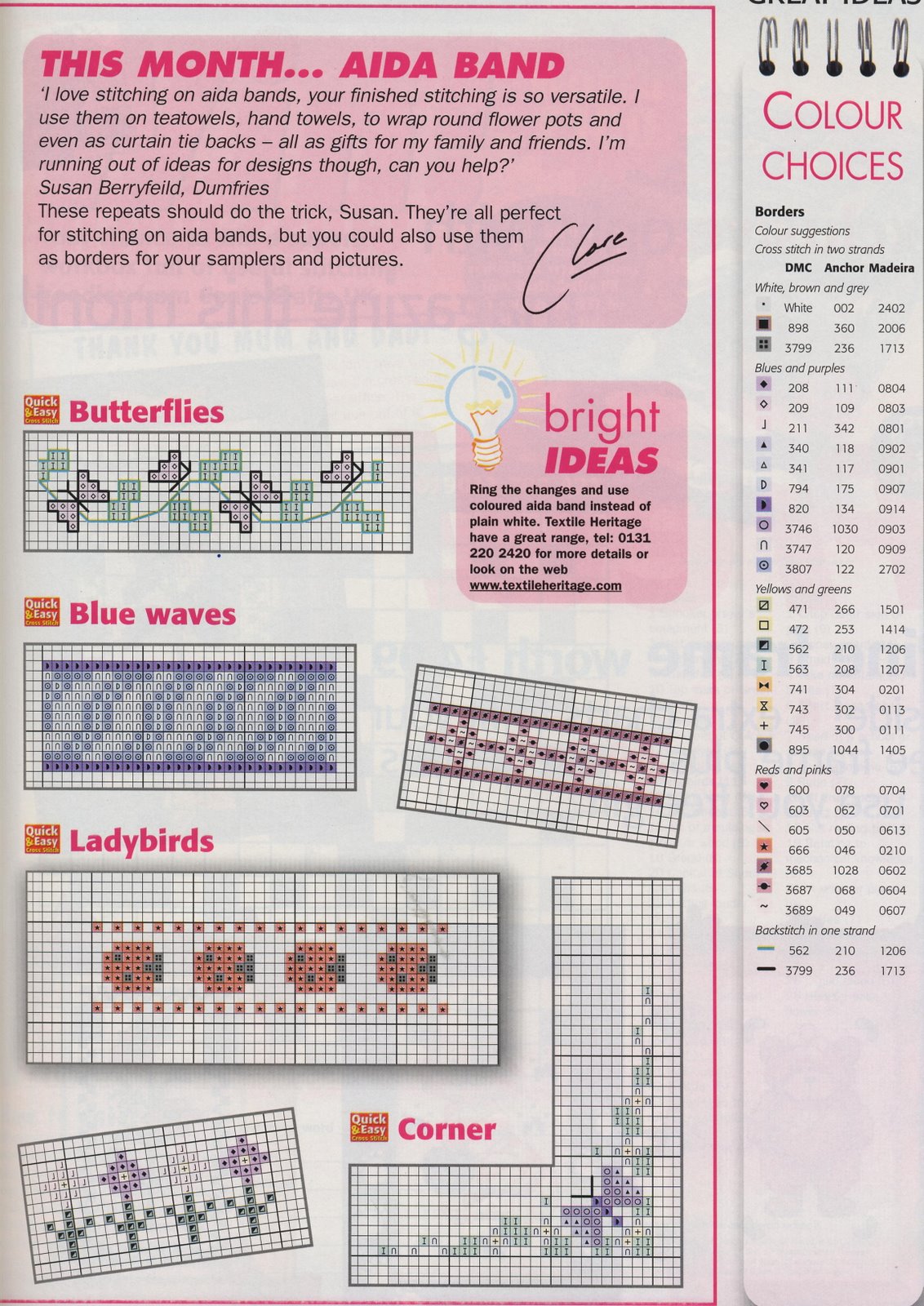 Schema punto croce Idee 450