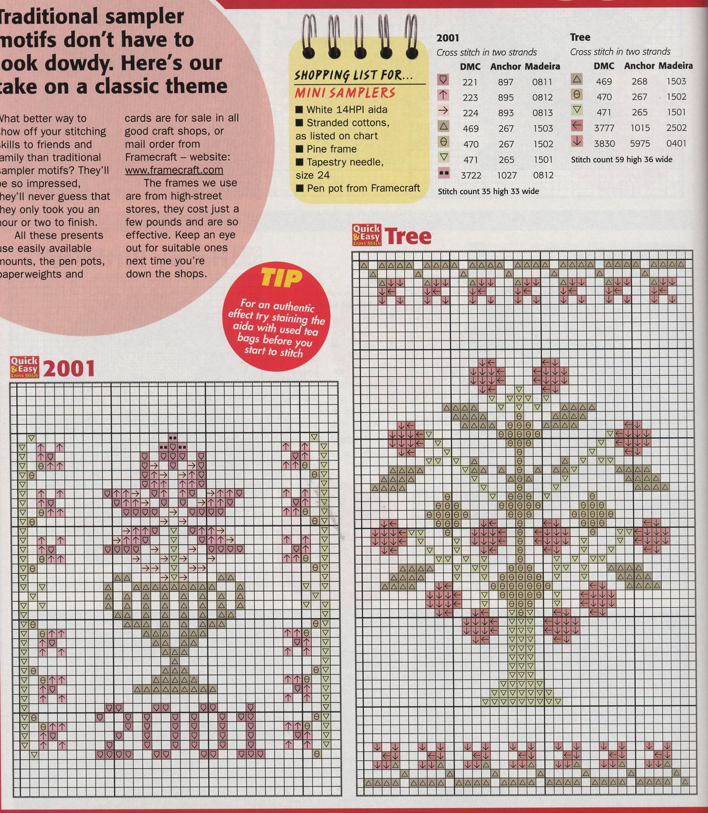 Schema punto croce Idee 453