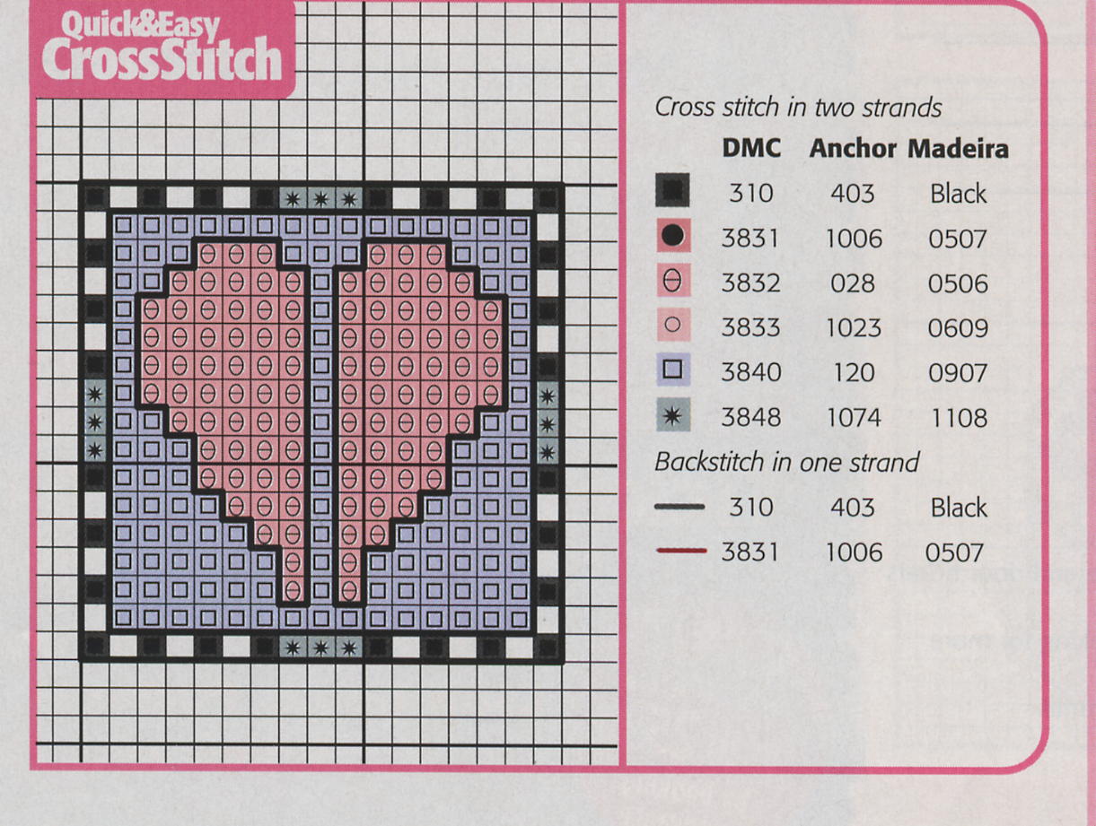 Schema punto croce Idee 459