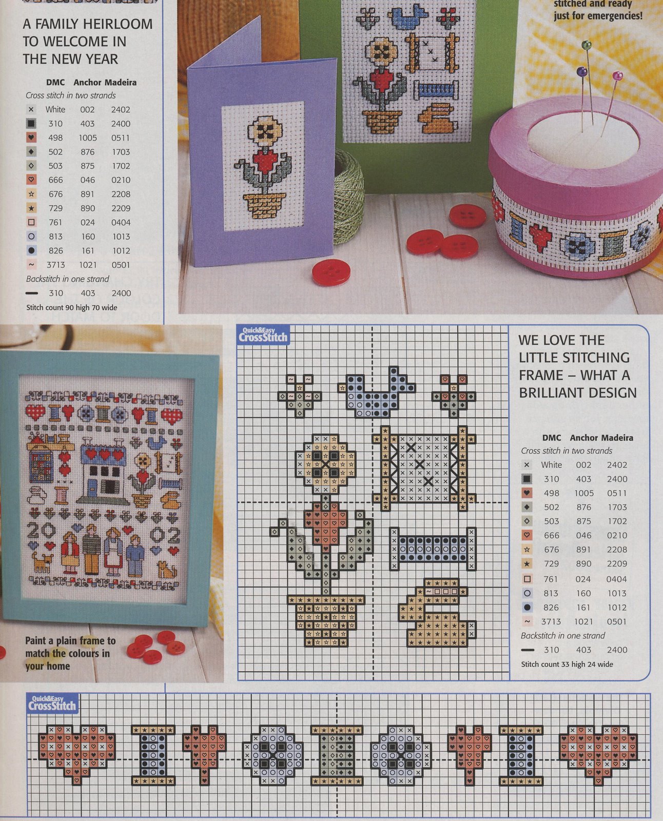 Schema punto croce Idee 464