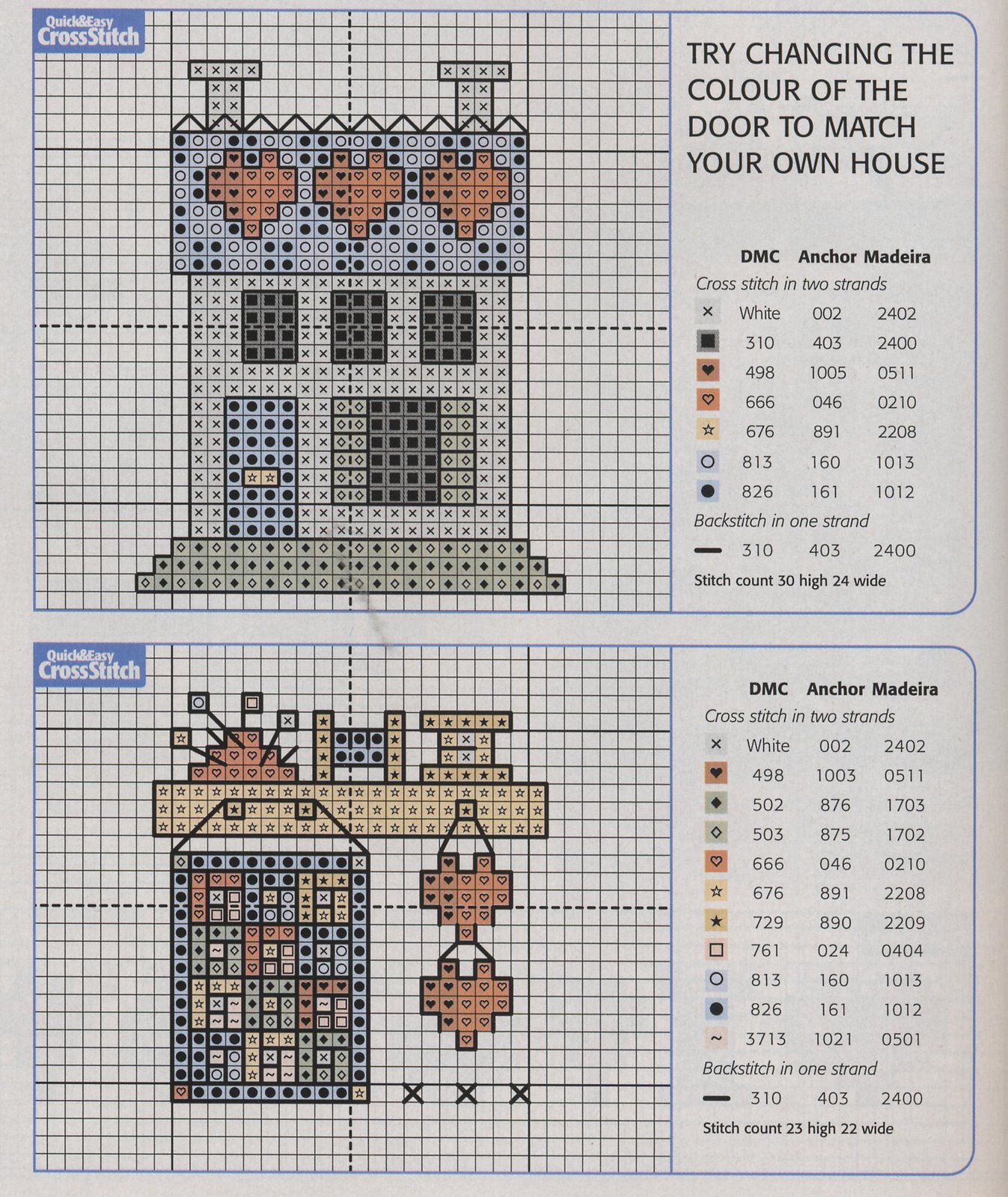 Schema punto croce Idee 465
