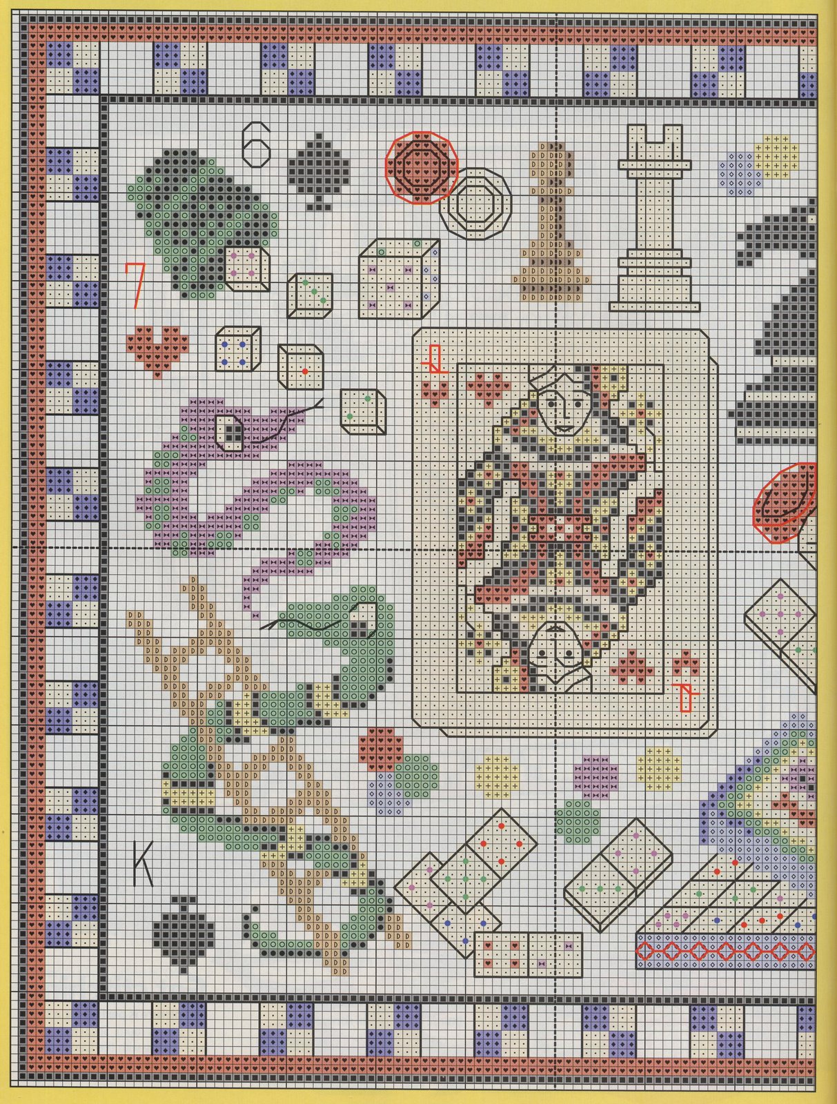 Schema punto croce Idee 493