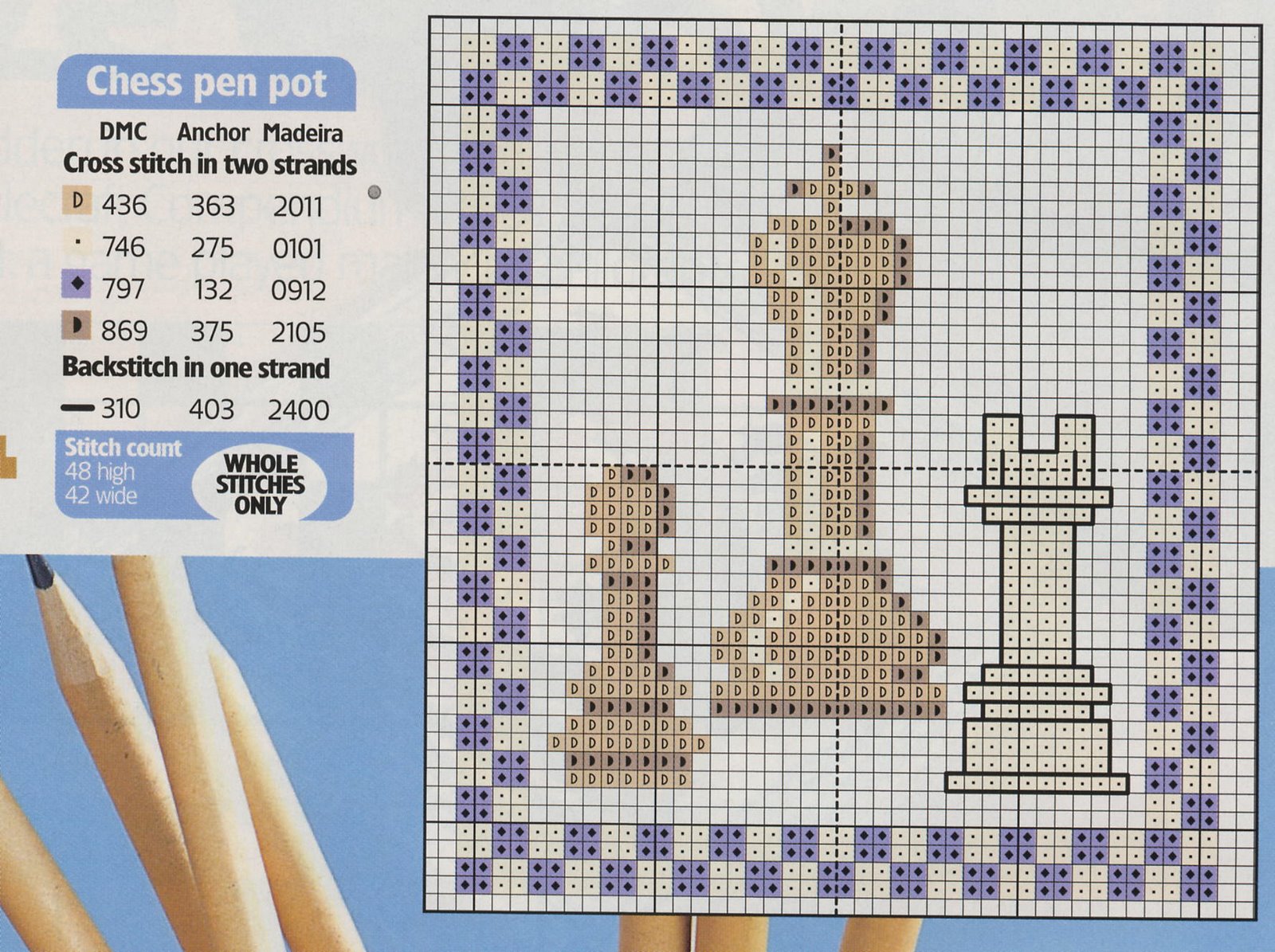 Schema punto croce Idee 496